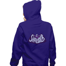 Load image into Gallery viewer, Secret_Shirts Zippered Hoodies, Unisex / Small / Violet Shredderman
