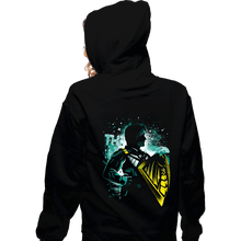 Load image into Gallery viewer, Daily_Deal_Shirts Zippered Hoodies, Unisex / Small / Black The Soldier Defender
