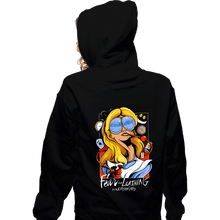 Load image into Gallery viewer, Secret_Shirts Zippered Hoodies, Unisex / Small / Black Loathing In Wonderland
