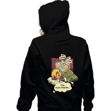 Load image into Gallery viewer, Secret_Shirts Zippered Hoodies, Unisex / Small / Black The Hero Of Nap

