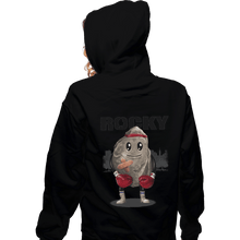 Load image into Gallery viewer, Shirts Zippered Hoodies, Unisex / Small / Black Rocky

