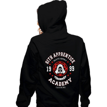 Load image into Gallery viewer, Shirts Zippered Hoodies, Unisex / Small / Black Sith Apprentice Academy
