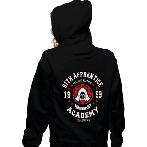 Shirts Zippered Hoodies, Unisex / Small / Black Sith Apprentice Academy