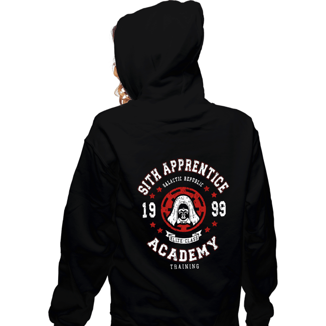 Shirts Zippered Hoodies, Unisex / Small / Black Sith Apprentice Academy