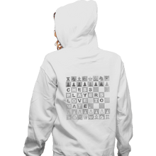 Load image into Gallery viewer, Shirts Zippered Hoodies, Unisex / Small / White Chess Players Love to Mate
