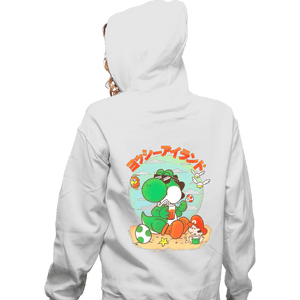 Daily_Deal_Shirts Zippered Hoodies, Unisex / Small / White Yoshi Vacation
