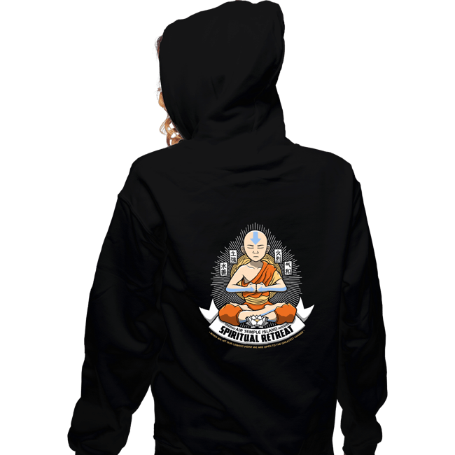 Shirts Zippered Hoodies, Unisex / Small / Black Spiritual Retreat