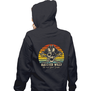 Daily_Deal_Shirts Zippered Hoodies, Unisex / Small / Dark Heather The Real First Goonie