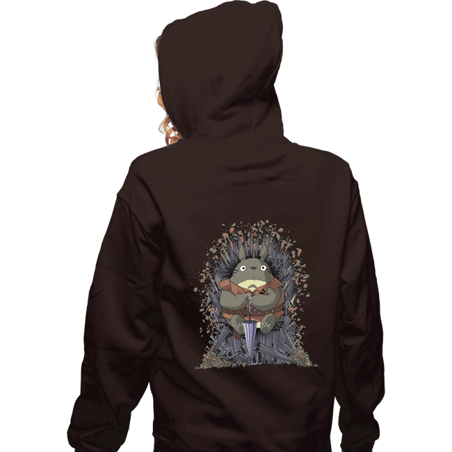 Shirts Zippered Hoodies, Unisex / Small / Dark Chocolate The Umbrella Throne