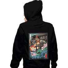 Load image into Gallery viewer, Secret_Shirts Zippered Hoodies, Unisex / Small / Black Trophy Hunter In Japan
