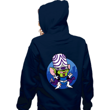 Load image into Gallery viewer, Secret_Shirts Zippered Hoodies, Unisex / Small / Navy Double Conqueror!

