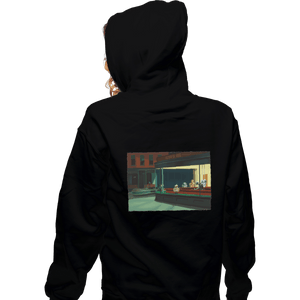 Shirts Zippered Hoodies, Unisex / Small / Black Nightdroids