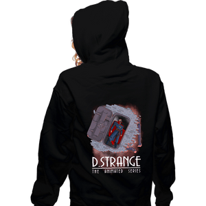 Daily_Deal_Shirts Zippered Hoodies, Unisex / Small / Black Strange The Animated Series