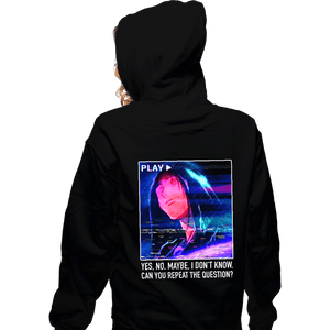 Secret_Shirts Zippered Hoodies, Unisex / Small / Black Life Is Unfair