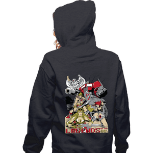 Secret_Shirts Zippered Hoodies, Unisex / Small / Dark Heather Legends Of The 80s