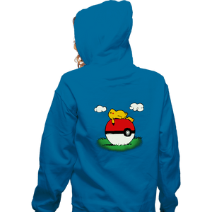 Shirts Zippered Hoodies, Unisex / Small / Royal Blue Pokehouse