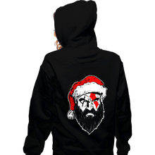 Load image into Gallery viewer, Secret_Shirts Zippered Hoodies, Unisex / Small / Black God Of Christmas
