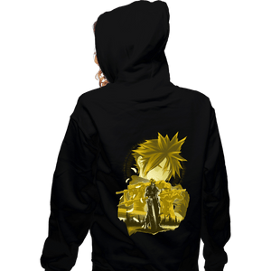Daily_Deal_Shirts Zippered Hoodies, Unisex / Small / Black Cloud Strife