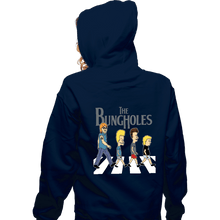 Load image into Gallery viewer, Daily_Deal_Shirts Zippered Hoodies, Unisex / Small / Navy Crappy Road
