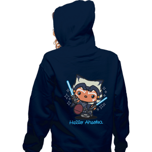 Shirts Pullover Hoodies, Unisex / Small / Navy Hello Ahsoka