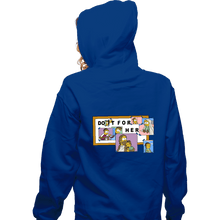 Load image into Gallery viewer, Daily_Deal_Shirts Zippered Hoodies, Unisex / Small / Royal Blue For Her
