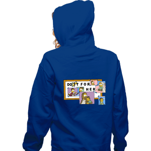 Daily_Deal_Shirts Zippered Hoodies, Unisex / Small / Royal Blue For Her