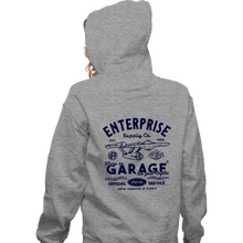 Load image into Gallery viewer, Daily_Deal_Shirts Zippered Hoodies, Unisex / Small / Sports Grey Enterprise Garage
