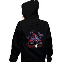 Load image into Gallery viewer, Daily_Deal_Shirts Zippered Hoodies, Unisex / Small / Black Vam-Pie-Re
