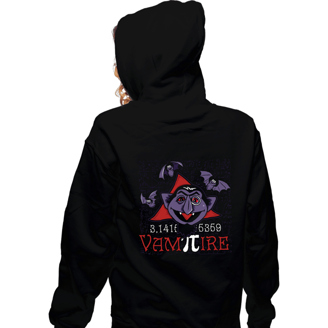 Daily_Deal_Shirts Zippered Hoodies, Unisex / Small / Black Vam-Pie-Re