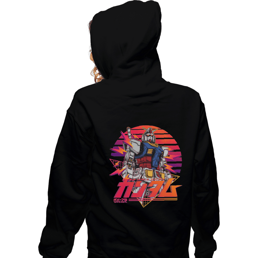 Shirts Pullover Hoodies, Unisex / Small / Black Gundam RX 78 Retro