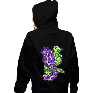 Shirts Zippered Hoodies, Unisex / Small / Black Magical Silhouettes - Flotsam and Jetsam