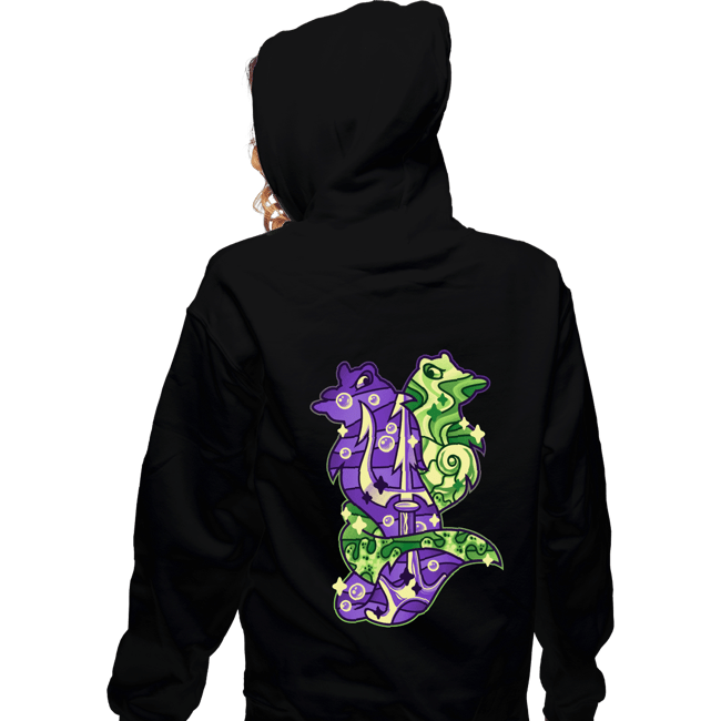 Shirts Zippered Hoodies, Unisex / Small / Black Magical Silhouettes - Flotsam and Jetsam