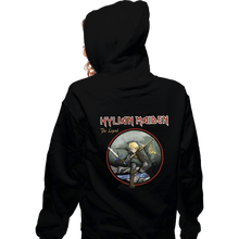 Load image into Gallery viewer, Daily_Deal_Shirts Zippered Hoodies, Unisex / Small / Black Hylian Maiden
