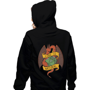 Shirts Zippered Hoodies, Unisex / Small / Black RPG Dragon