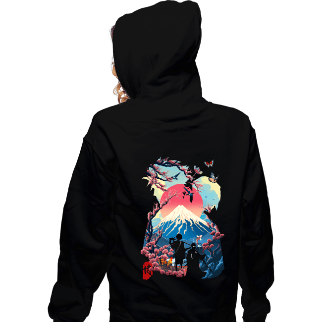 Daily_Deal_Shirts Zippered Hoodies, Unisex / Small / Black Ronin Rhythms