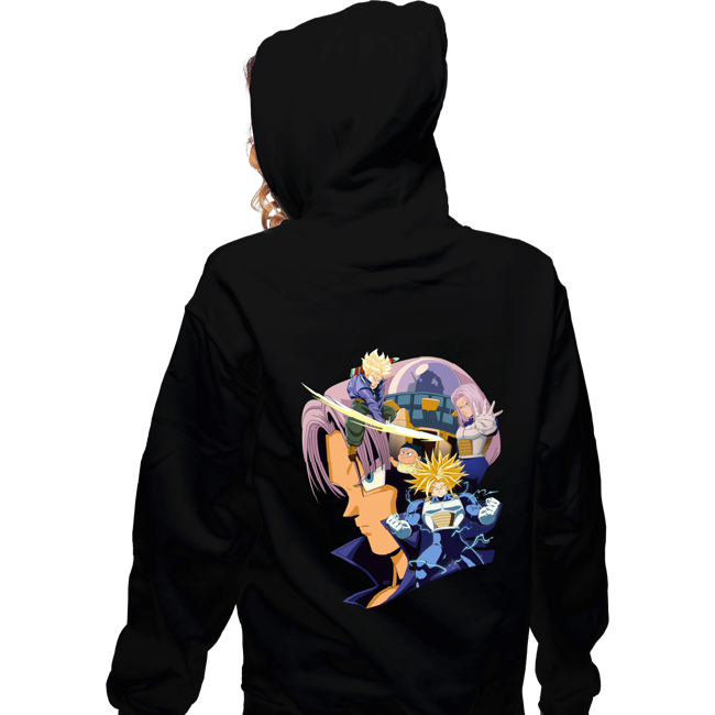 Daily_Deal_Shirts Zippered Hoodies, Unisex / Small / Black Vintage Trunks