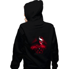 Load image into Gallery viewer, Daily_Deal_Shirts Zippered Hoodies, Unisex / Small / Black Red Symbiote
