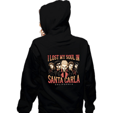 Load image into Gallery viewer, Daily_Deal_Shirts Zippered Hoodies, Unisex / Small / Black Santa Carla California
