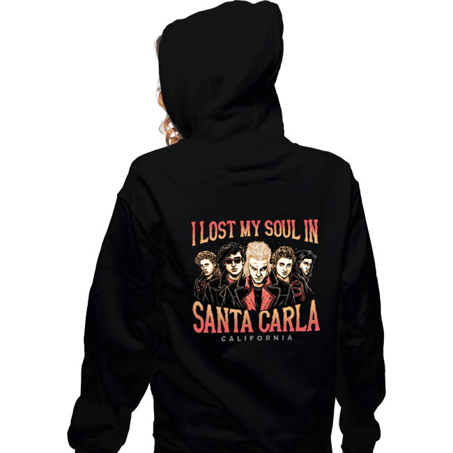 Daily_Deal_Shirts Zippered Hoodies, Unisex / Small / Black Santa Carla California