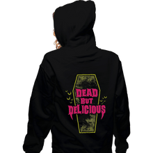 Load image into Gallery viewer, Shirts Zippered Hoodies, Unisex / Small / Black Dead But Delicious
