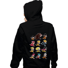 Load image into Gallery viewer, Secret_Shirts Zippered Hoodies, Unisex / Small / Black Evolutions Of King Monkey
