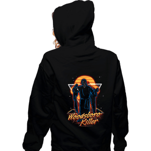 Secret_Shirts Zippered Hoodies, Unisex / Small / Black Retro Killer