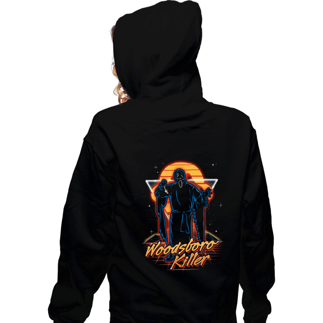 Secret_Shirts Zippered Hoodies, Unisex / Small / Black Retro Killer