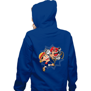 Secret_Shirts Zippered Hoodies, Unisex / Small / Royal Blue Super Stretchy Boy
