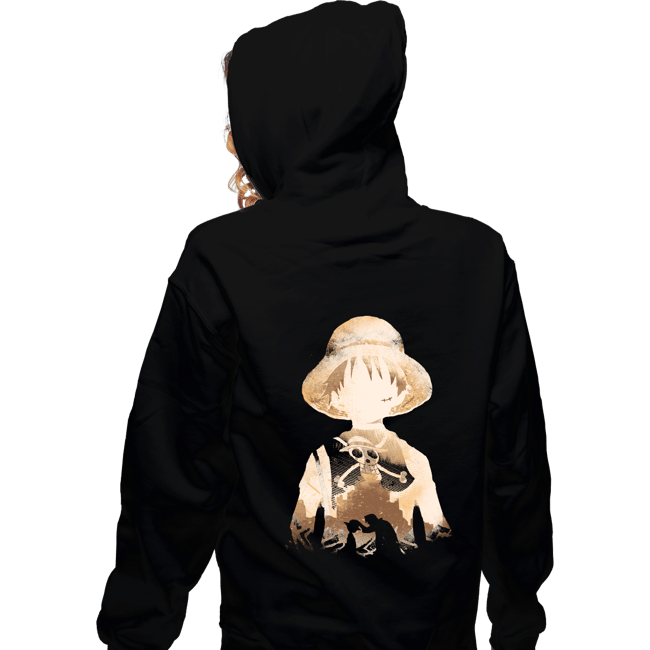 Secret_Shirts Zippered Hoodies, Unisex / Small / Black Straw Hat