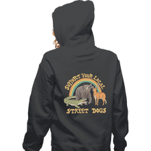Load image into Gallery viewer, Shirts Zippered Hoodies, Unisex / Small / Dark Heather Street Dogs
