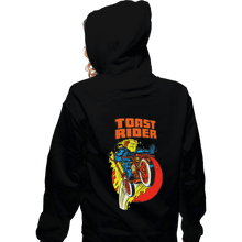 Load image into Gallery viewer, Shirts Zippered Hoodies, Unisex / Small / Black Toast Rider
