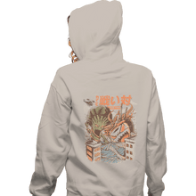 Load image into Gallery viewer, Shirts Zippered Hoodies, Unisex / Small / White Kaiju Food Fight

