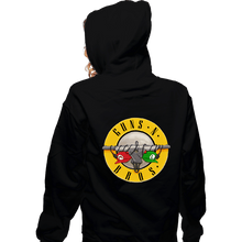 Load image into Gallery viewer, Daily_Deal_Shirts Zippered Hoodies, Unisex / Small / Black Guns N Bros
