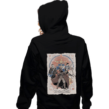 Load image into Gallery viewer, Shirts Zippered Hoodies, Unisex / Small / Black Death Stars
